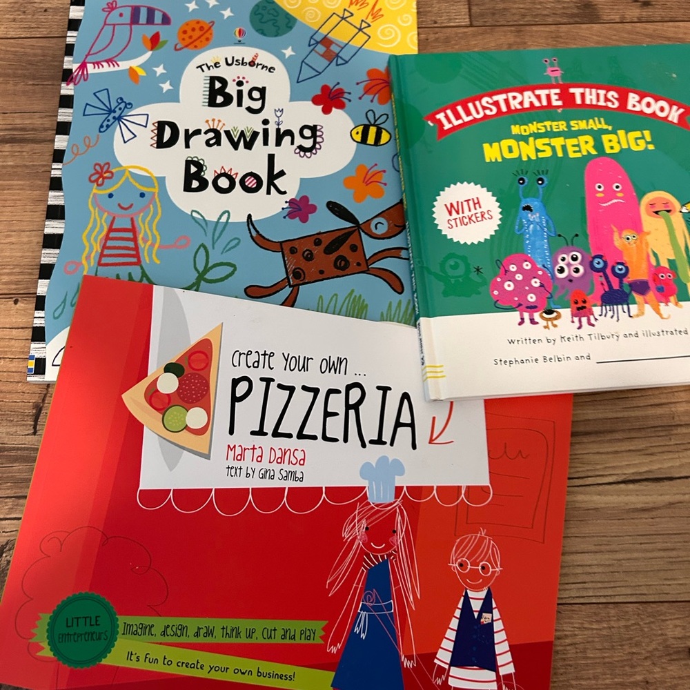 Usborne Big Drawing Book - Colorful Kids Activity Book & More!